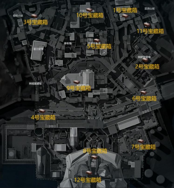 三角洲宝藏月藏宝图位置